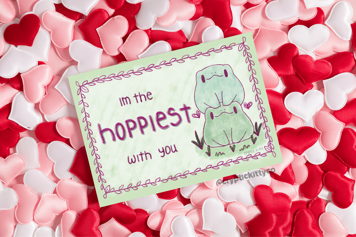 im hoppiest with you downloadable card