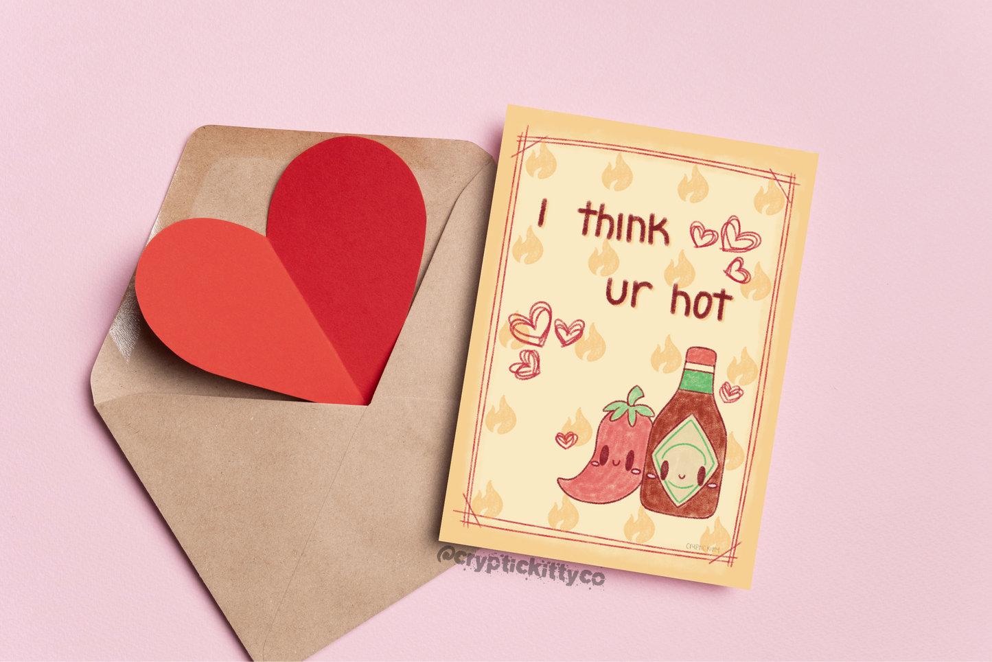 i think ur hot downloadable card