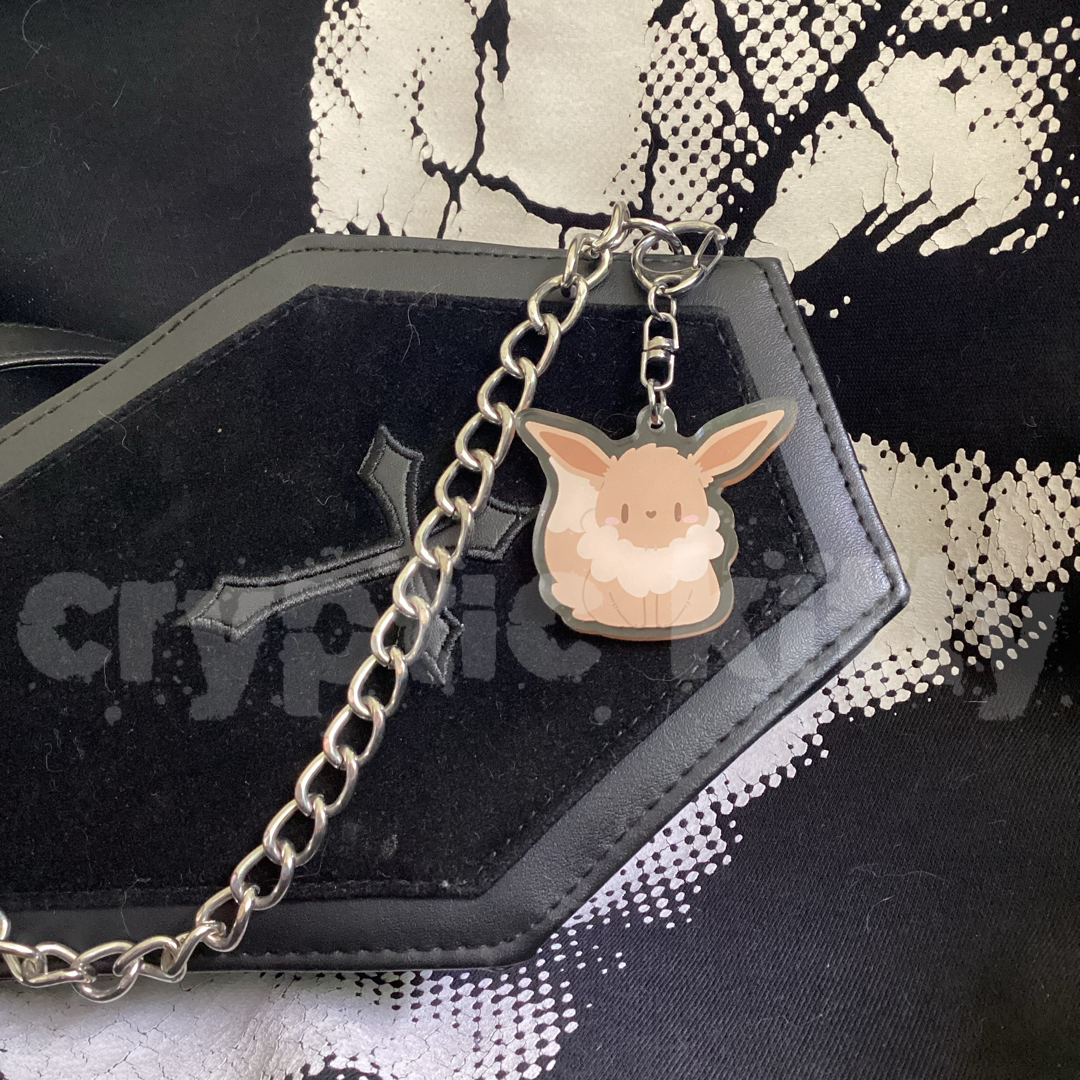 brown fox keychain