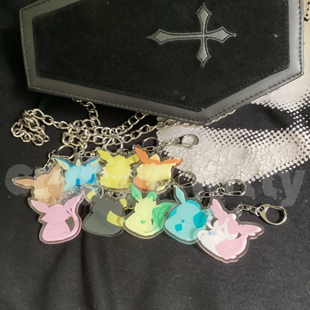 brown fox keychain