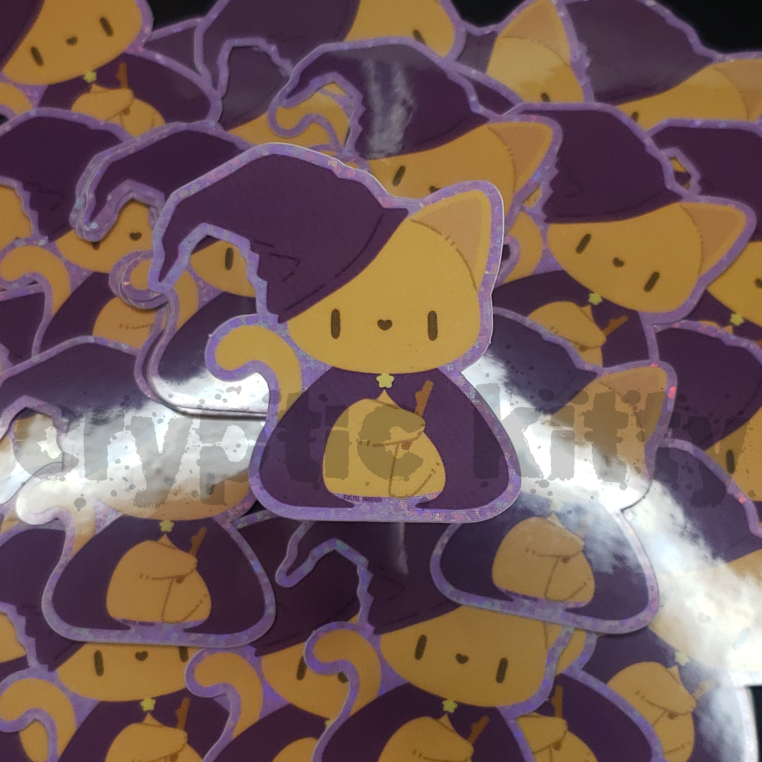 mage kitty sticker