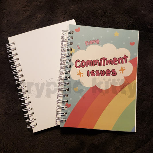 commitment issues reusable sticker book