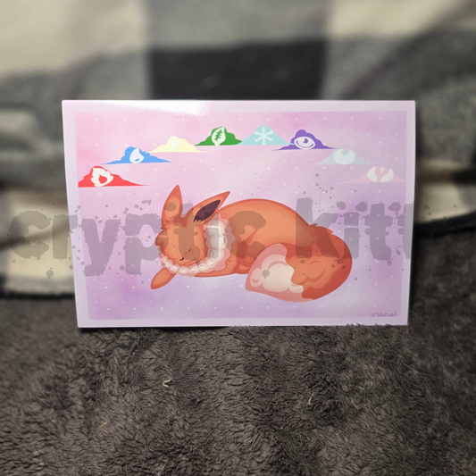 dreaming eevee print