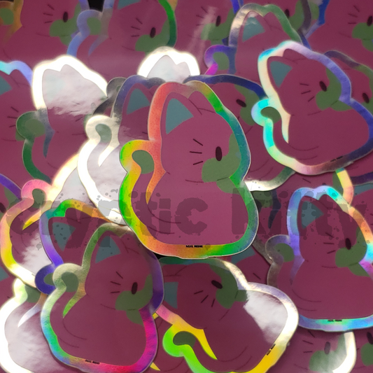 poly kitty sticker
