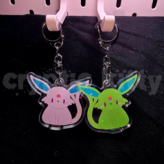 shiny espeon keychain