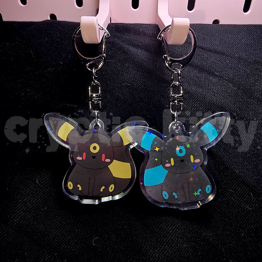 shiny umbreon keychain