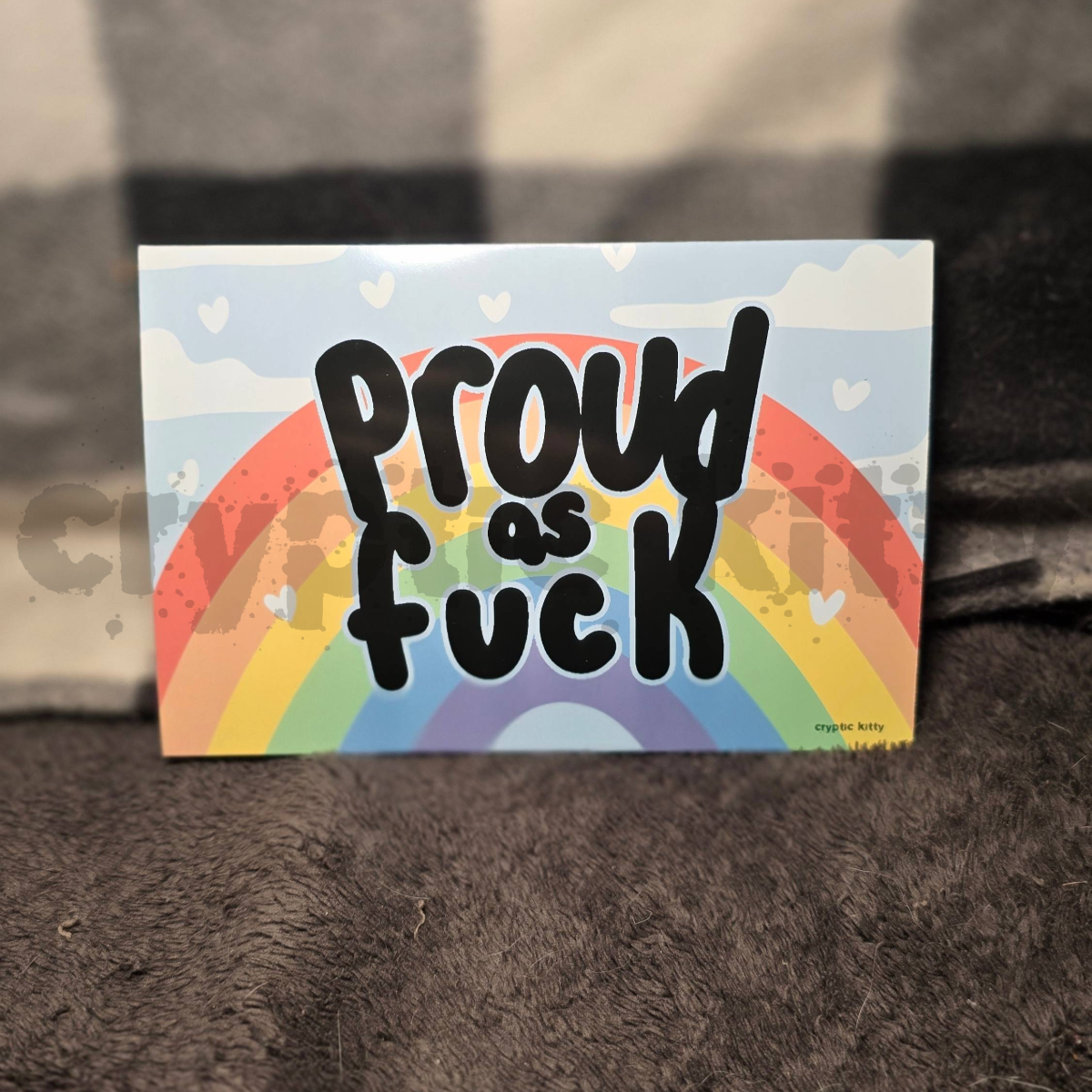 proud as fuck print