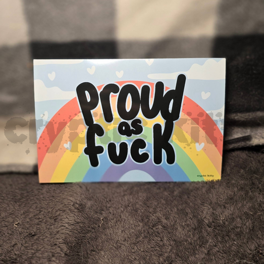 proud as fuck print