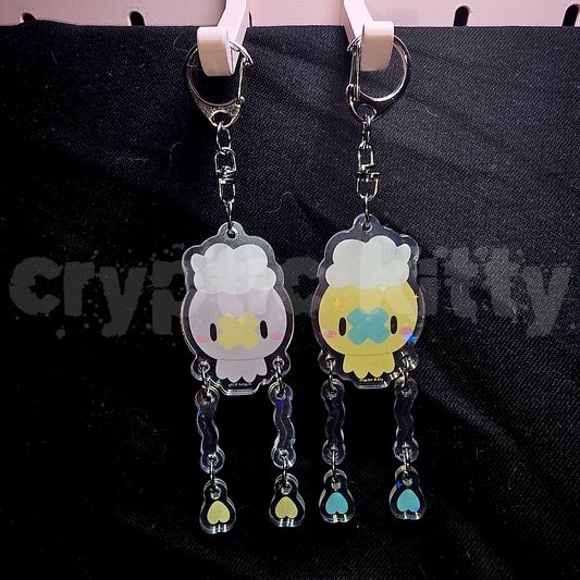 shiny drifloon keychain